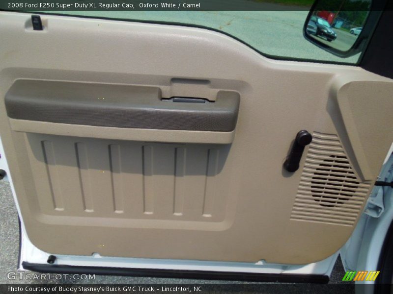 Oxford White / Camel 2008 Ford F250 Super Duty XL Regular Cab