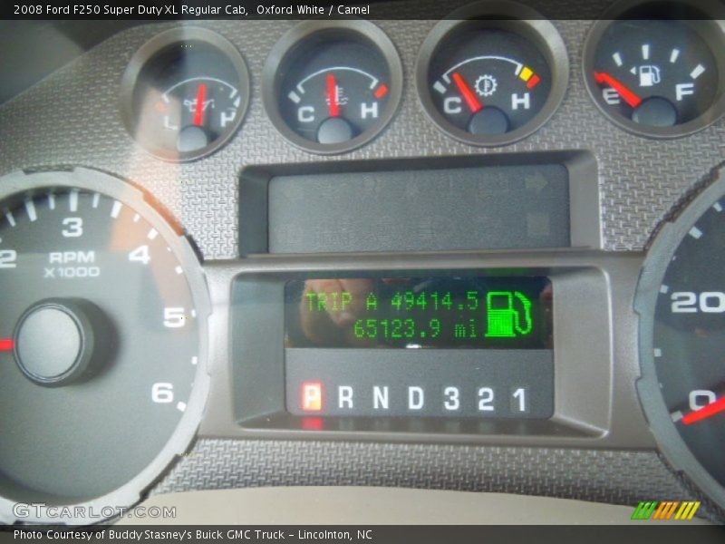 Oxford White / Camel 2008 Ford F250 Super Duty XL Regular Cab