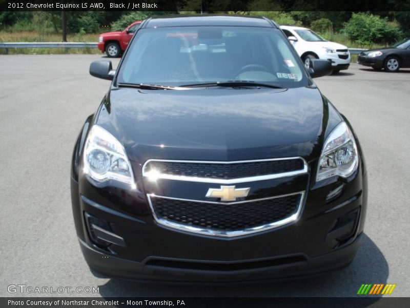 Black / Jet Black 2012 Chevrolet Equinox LS AWD