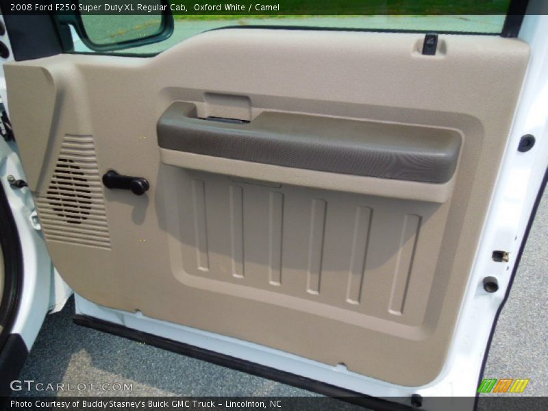 Oxford White / Camel 2008 Ford F250 Super Duty XL Regular Cab