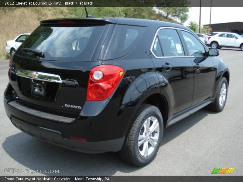 Black / Jet Black 2012 Chevrolet Equinox LS AWD