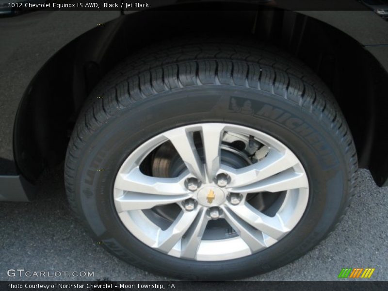 Black / Jet Black 2012 Chevrolet Equinox LS AWD