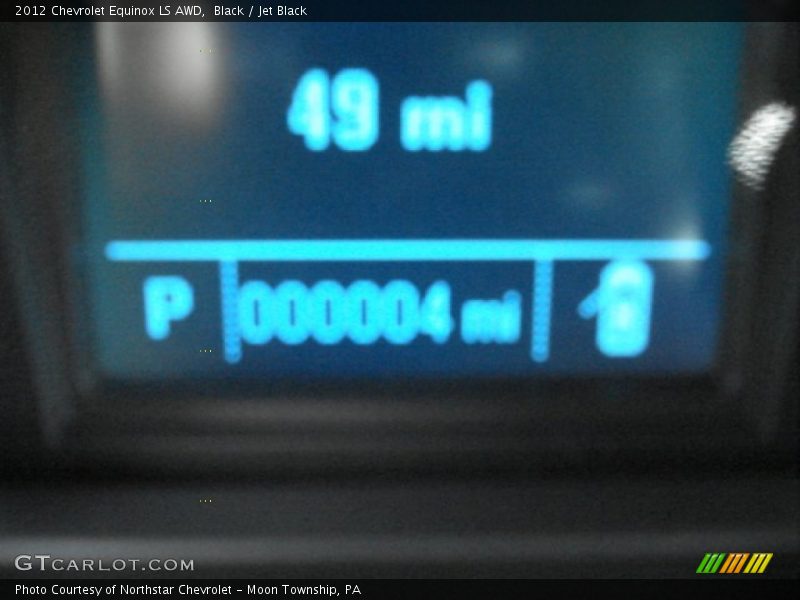 Black / Jet Black 2012 Chevrolet Equinox LS AWD