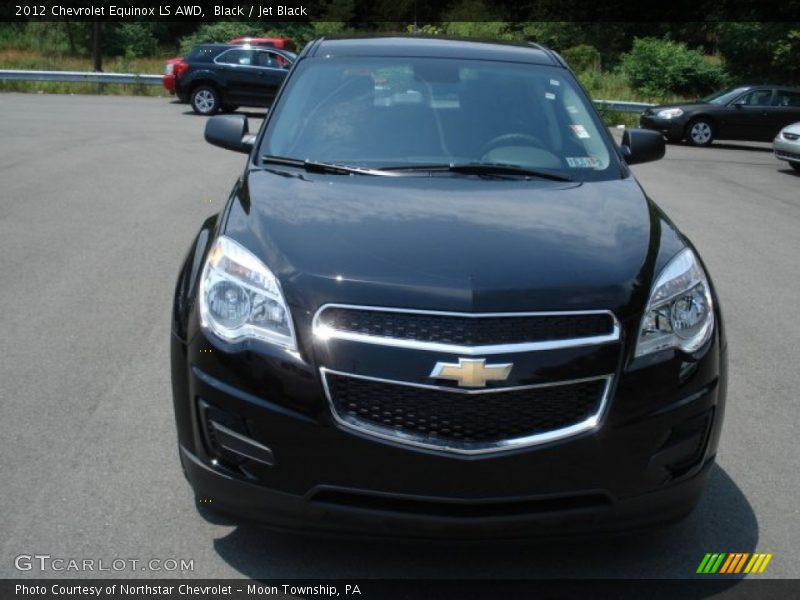 Black / Jet Black 2012 Chevrolet Equinox LS AWD