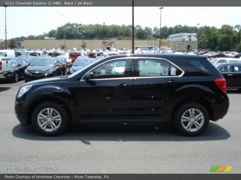 Black / Jet Black 2012 Chevrolet Equinox LS AWD