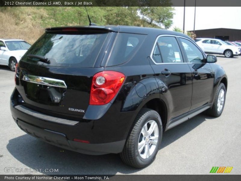 Black / Jet Black 2012 Chevrolet Equinox LS AWD