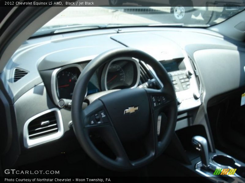 Black / Jet Black 2012 Chevrolet Equinox LS AWD