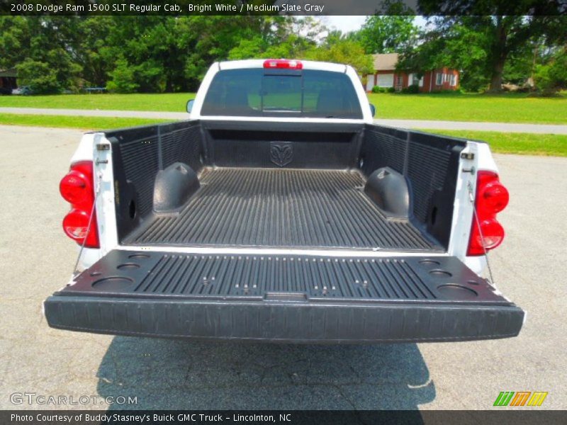 Bright White / Medium Slate Gray 2008 Dodge Ram 1500 SLT Regular Cab