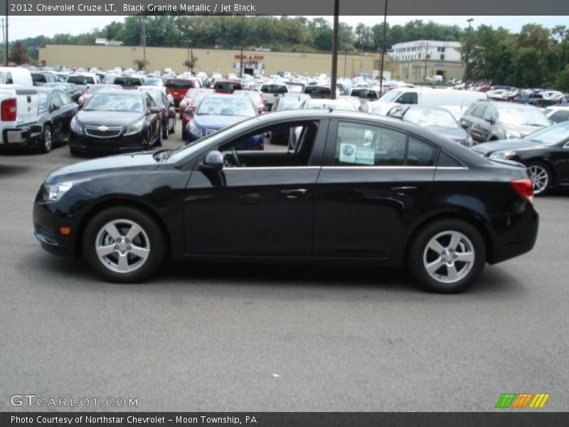 Black Granite Metallic / Jet Black 2012 Chevrolet Cruze LT