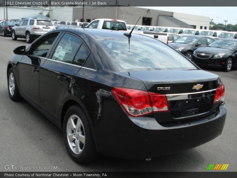Black Granite Metallic / Jet Black 2012 Chevrolet Cruze LT