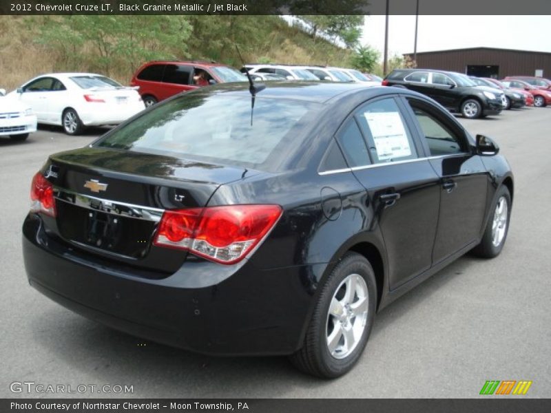 Black Granite Metallic / Jet Black 2012 Chevrolet Cruze LT
