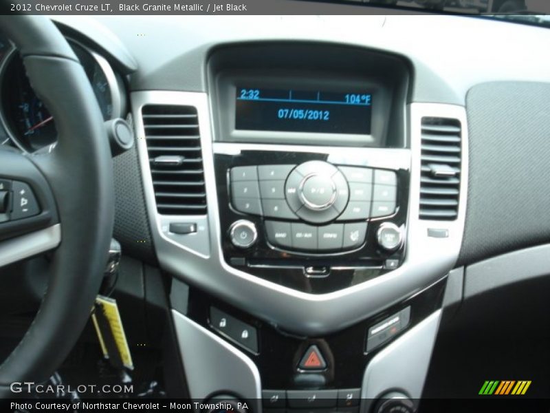 Black Granite Metallic / Jet Black 2012 Chevrolet Cruze LT