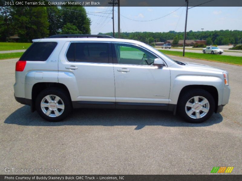 Quicksilver Metallic / Jet Black 2011 GMC Terrain SLE