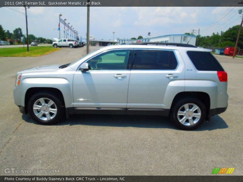 Quicksilver Metallic / Jet Black 2011 GMC Terrain SLE