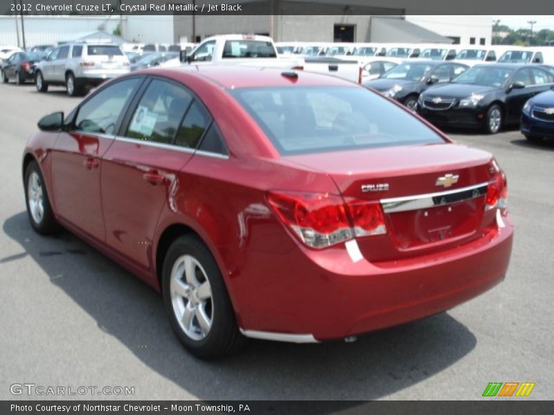 Crystal Red Metallic / Jet Black 2012 Chevrolet Cruze LT