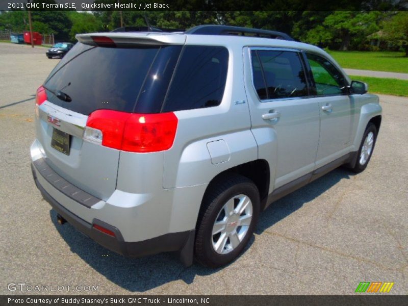 Quicksilver Metallic / Jet Black 2011 GMC Terrain SLE