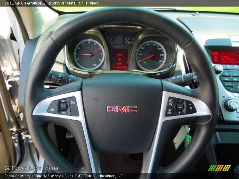 Quicksilver Metallic / Jet Black 2011 GMC Terrain SLE