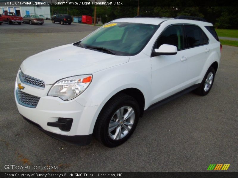 Summit White / Light Titanium/Jet Black 2011 Chevrolet Equinox LT