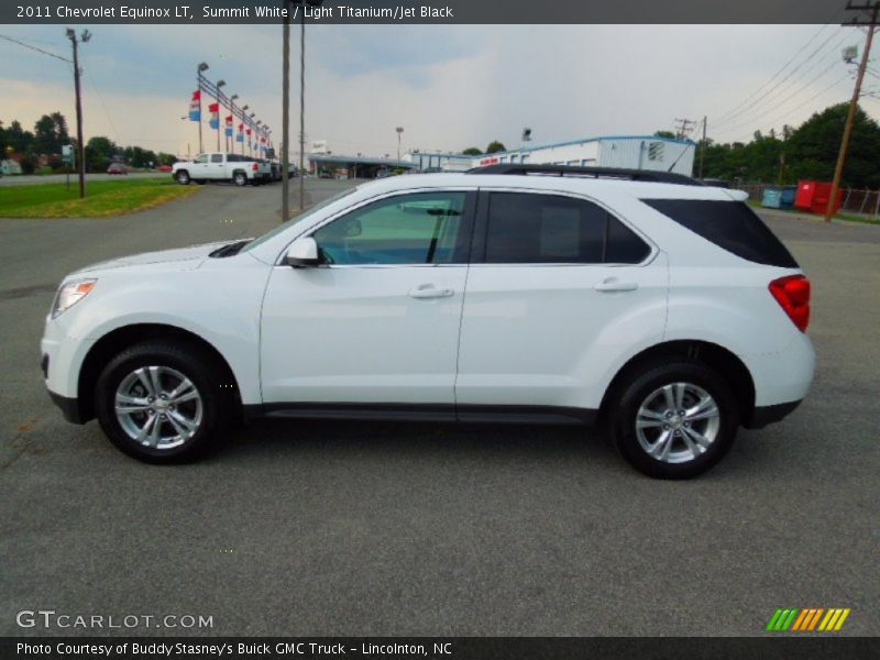 Summit White / Light Titanium/Jet Black 2011 Chevrolet Equinox LT