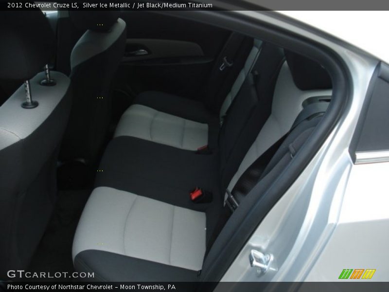 Silver Ice Metallic / Jet Black/Medium Titanium 2012 Chevrolet Cruze LS