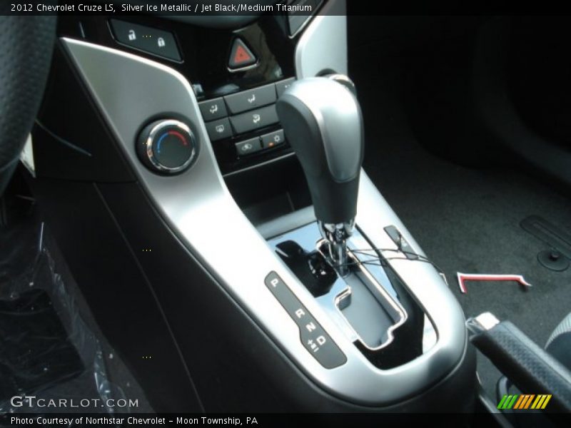 Silver Ice Metallic / Jet Black/Medium Titanium 2012 Chevrolet Cruze LS