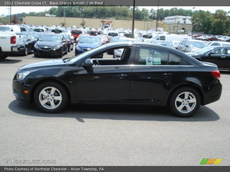 Black Granite Metallic / Jet Black 2012 Chevrolet Cruze LT
