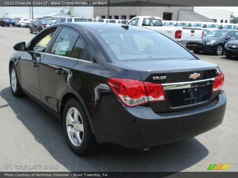 Black Granite Metallic / Jet Black 2012 Chevrolet Cruze LT