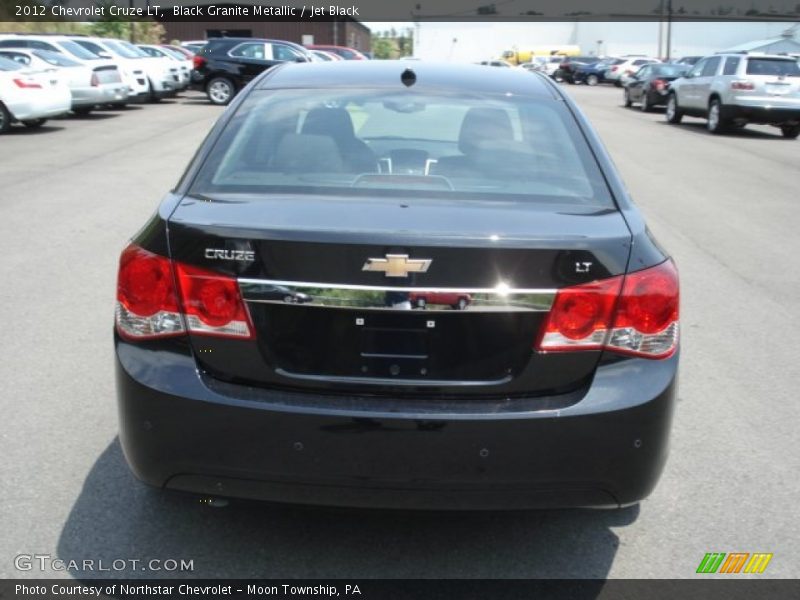 Black Granite Metallic / Jet Black 2012 Chevrolet Cruze LT