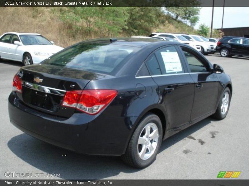 Black Granite Metallic / Jet Black 2012 Chevrolet Cruze LT