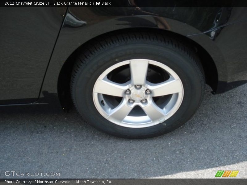 Black Granite Metallic / Jet Black 2012 Chevrolet Cruze LT
