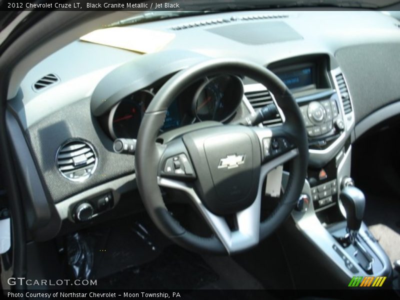 Black Granite Metallic / Jet Black 2012 Chevrolet Cruze LT