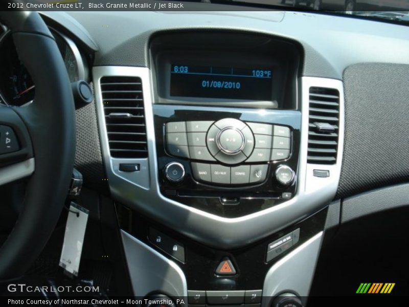 Black Granite Metallic / Jet Black 2012 Chevrolet Cruze LT