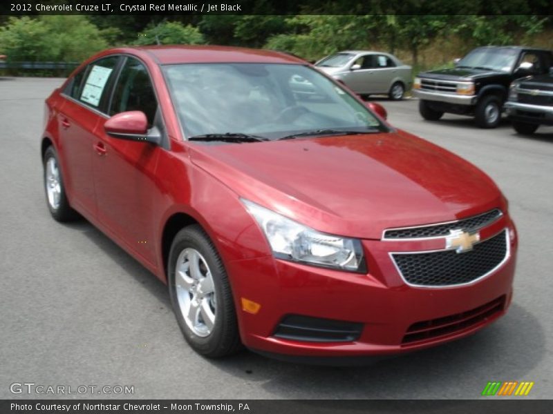 Crystal Red Metallic / Jet Black 2012 Chevrolet Cruze LT