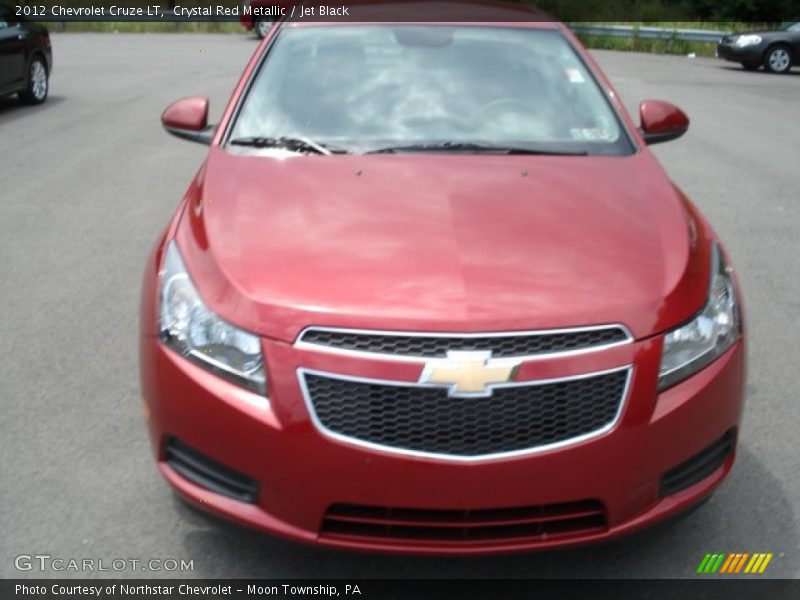 Crystal Red Metallic / Jet Black 2012 Chevrolet Cruze LT