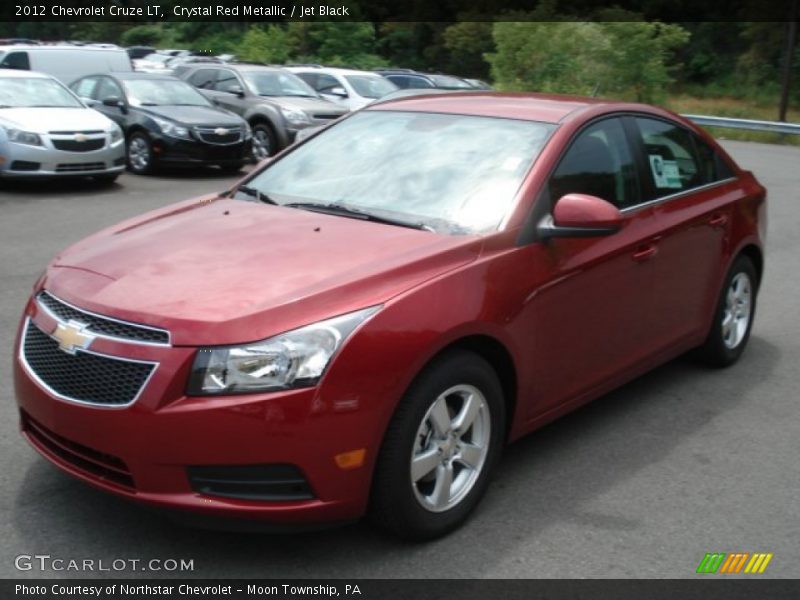 Crystal Red Metallic / Jet Black 2012 Chevrolet Cruze LT
