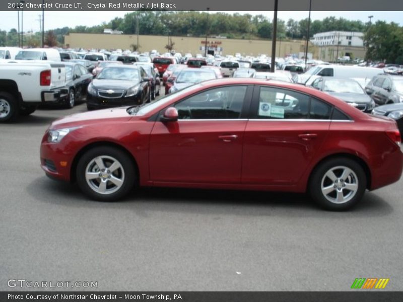 Crystal Red Metallic / Jet Black 2012 Chevrolet Cruze LT
