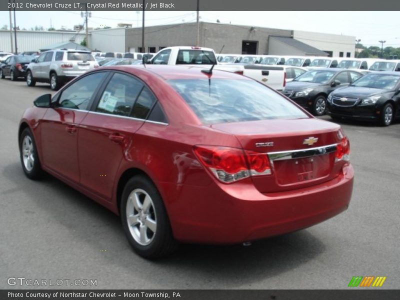 Crystal Red Metallic / Jet Black 2012 Chevrolet Cruze LT