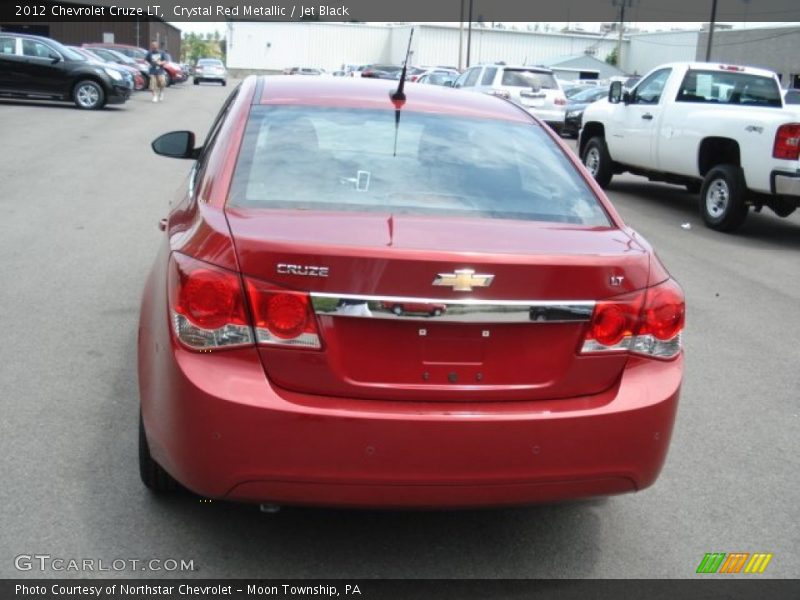 Crystal Red Metallic / Jet Black 2012 Chevrolet Cruze LT