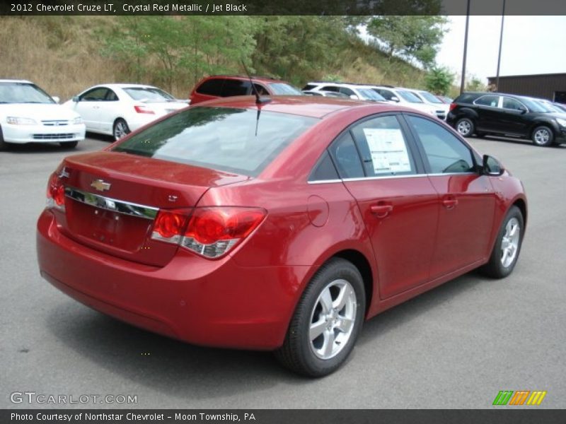 Crystal Red Metallic / Jet Black 2012 Chevrolet Cruze LT