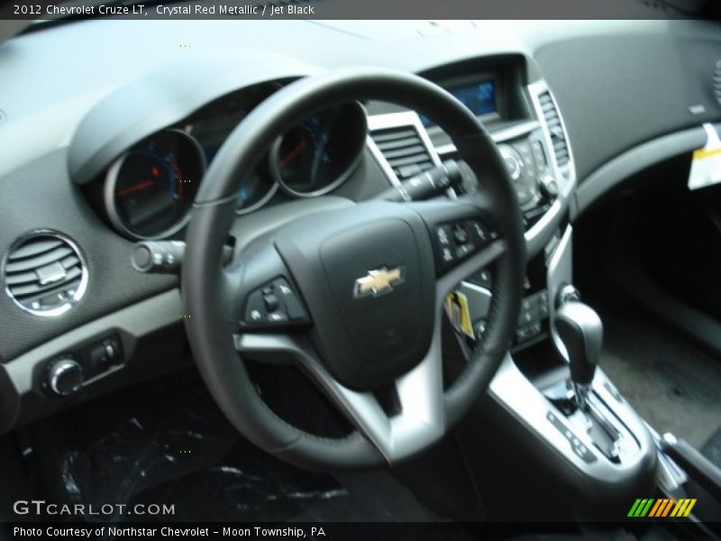 Crystal Red Metallic / Jet Black 2012 Chevrolet Cruze LT