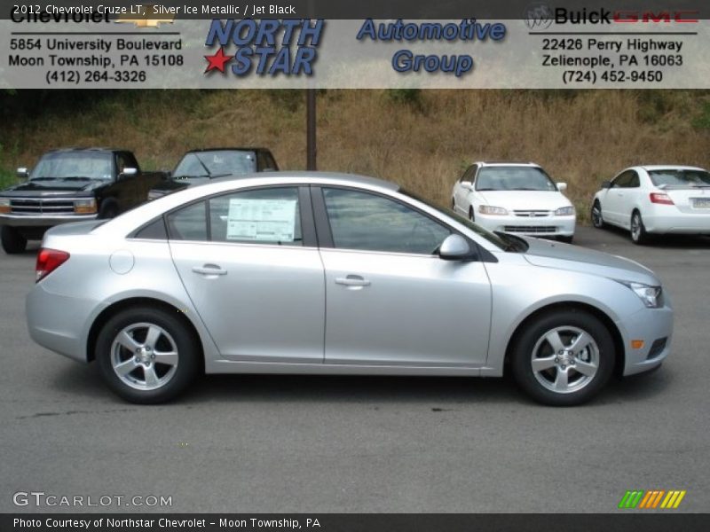 Silver Ice Metallic / Jet Black 2012 Chevrolet Cruze LT
