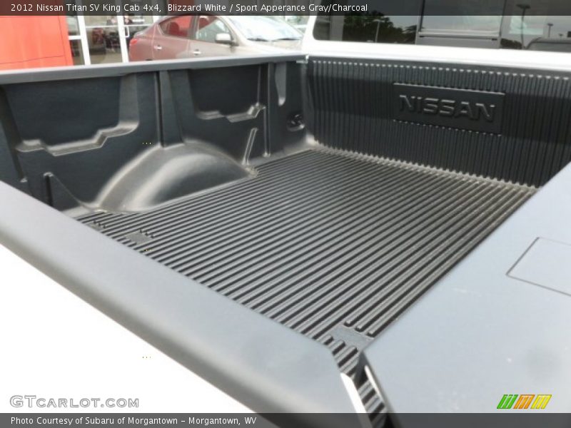 Blizzard White / Sport Apperance Gray/Charcoal 2012 Nissan Titan SV King Cab 4x4
