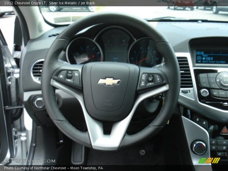 Silver Ice Metallic / Jet Black 2012 Chevrolet Cruze LT