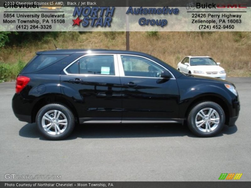 Black / Jet Black 2012 Chevrolet Equinox LS AWD