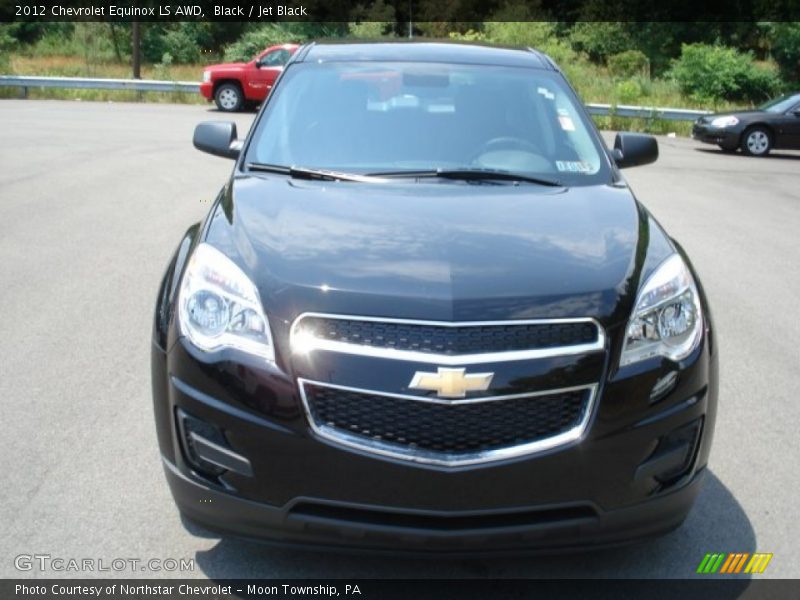 Black / Jet Black 2012 Chevrolet Equinox LS AWD