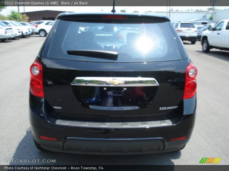 Black / Jet Black 2012 Chevrolet Equinox LS AWD