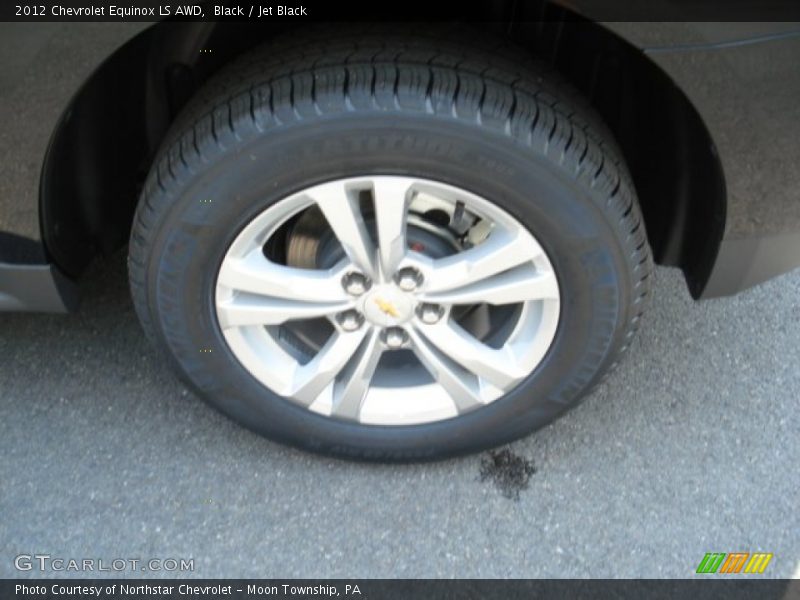 Black / Jet Black 2012 Chevrolet Equinox LS AWD