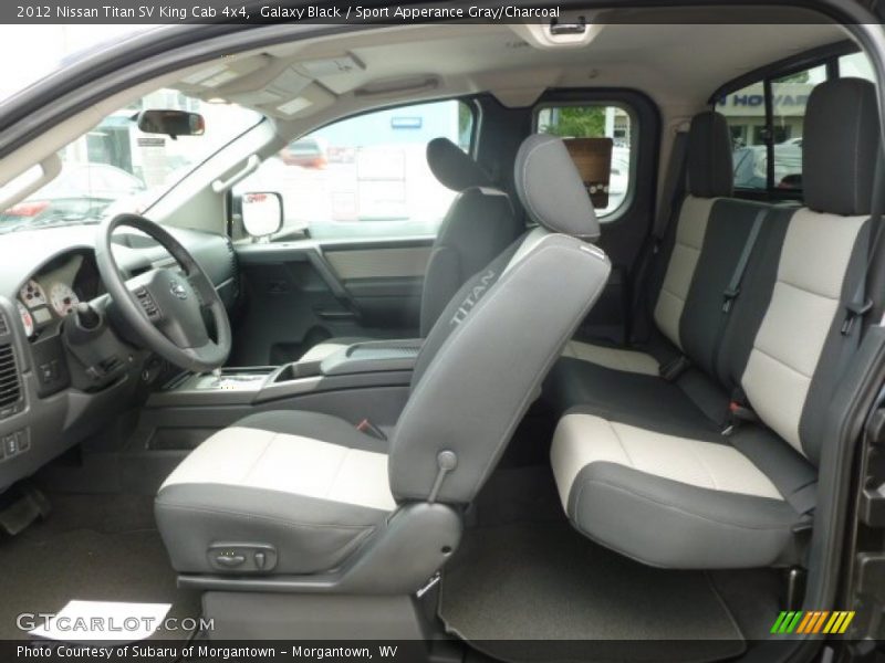  2012 Titan SV King Cab 4x4 Sport Apperance Gray/Charcoal Interior