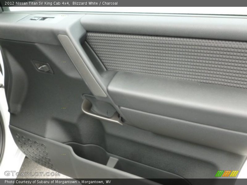 Blizzard White / Charcoal 2012 Nissan Titan SV King Cab 4x4