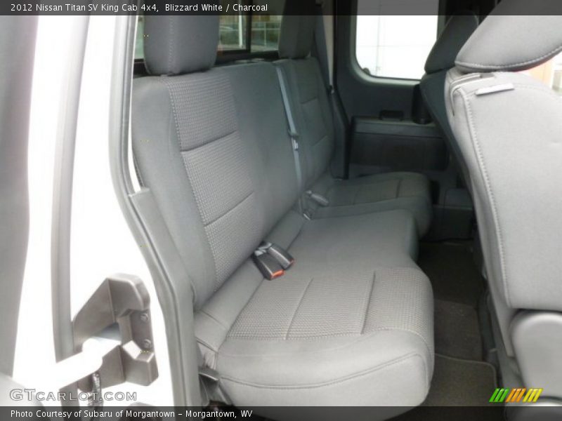 Blizzard White / Charcoal 2012 Nissan Titan SV King Cab 4x4